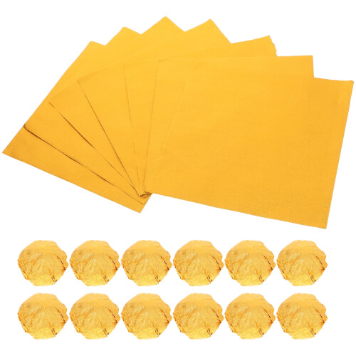 Gold Foil Candy Wrappers200pcs
