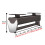 Adjustable Aluminum Alloy Pull Out Clothes Rail 55cm with Silent Double Guide Rail and  Load Capacity 3