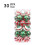 Christmas candy ornaments gold glitter 30 pcs 4