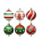 Christmas candy ornaments gold glitter 30 pcs 5