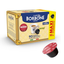 Caffè Borbone Coffee Red Blend 90 capsules (6 packs of 15) - Compatible with Nescafé* Dolce Gusto* Machines