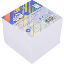 Westcott Note Block White 800 Sheets | memo Block glued with 9 x 9 cm Sheets in White | FSC-Certified Paper 80g/m² | E-733182 00