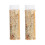 Gold foil cupcake sprinkles decorative flakes 2 bottles 1