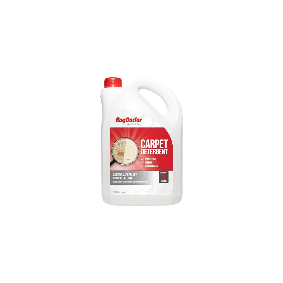 Rug Doctor Carpet Detergent With Spotblok, 4 Litre