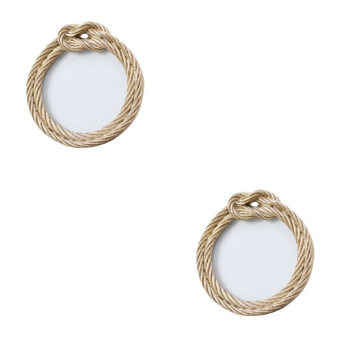 Moldura para fotos para decoração de quarto, 10 cm (4 polegadas), 2 peças.