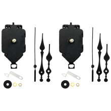 Zestaw 2-częściowego mechanizmu zegara kwarcowego ze wskazówkami