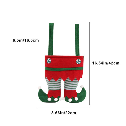 Julklappspåse - Grön tyggodispåse 2