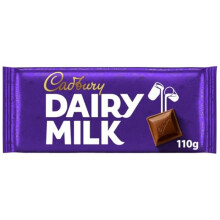 Cadbury Dairy Milk Chocolate Bar 110g