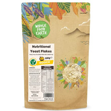 Wholefood Earth - Nutritional Yeast Flakes, 250 g - with B12, Dairy Free, GMO Free, Vegan