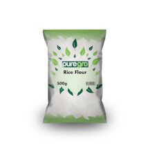 Puregro Rice Flour 500g (Pack of 1) | 100% Pure Rice Flour | Smooth & Fine Texture | Premium Quality | No Additives or Preservatives | Ideal for Baki