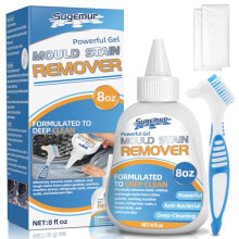 Sugemur Mould Remover Gel, Large Capacity Mould Gel Cleaner, Gentle Household Mildew and Stain Remover for Washing Machine Seals, Bathroom Tiles, Kit