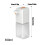 Automatic Foaming Soap Dispenser, USB Rechargeable Touchless Sensor, Adjustable Foam, 17oz White Pump 2