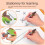 Dinosaur stationery set for kids 5 pieces 3