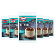 Dr. Oetker Gelatine Sachets, 216 g, Pack of 6 x (3x12g)