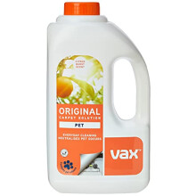 Vax Original Pet 15L Carpet Cleaner Solution Stain Remover Shampoo Citrus Burst Scent Neutralises Pet Odours 19142054 White