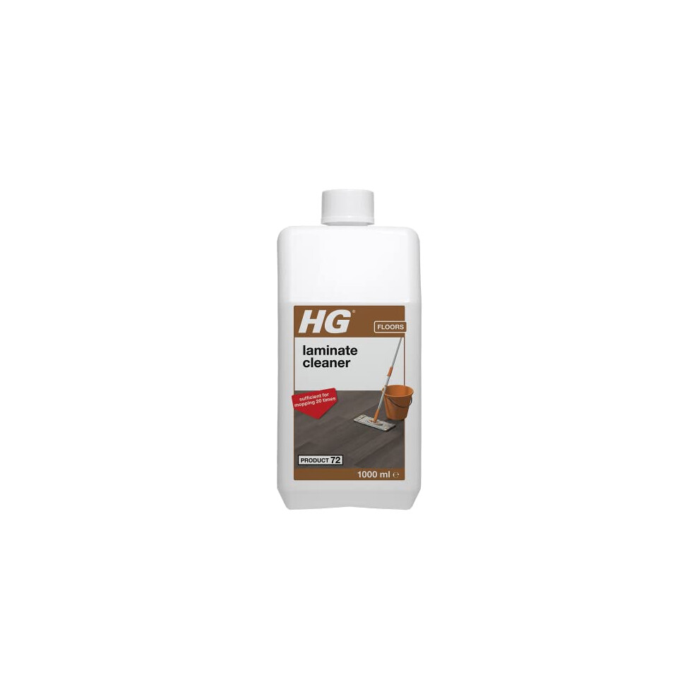 Hg Laminate Floor Cleaner - Concentrated, Freshly Scented Solution For All Laminate Floors, Including Matte & Click Floors - Cleans, Polishes & Resto