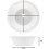 5 oz Medium Weight White Plastic Soup Bowls (Pack of 100) 2