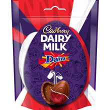 Cadbury Dairy Milk Miniature Daim Chocolate Easter Egg Bag Perfect for Easter Egg Hunts 77 g Pack of 1