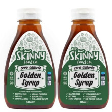 Skinny Food Sugar Free Golden Syrup x 2! Zero Calorie Syrup For Breakfast, Snacks, Drinks & Desserts - Vegan, Gluten-free, Keto & Paleo Friendly Gold