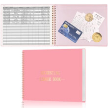 HAUTOCO Accounts Book for Finance Bookkeeping, Accounting Ledger Book for Small Businesses and Home Budget Tracking, Income and Expense Log Books - 2