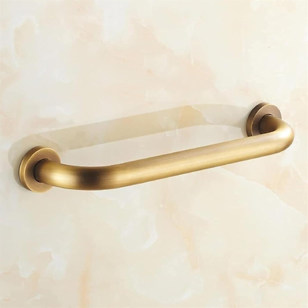 handrail Grab Rails,Bathtub Showers Grab Bars, Wall Mount European Retro Bathroom Handrail, Brass Shower Assist Support Rail for Elderly Pregnant/50Cm