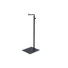 Tassenstandaard voor handtassen, in hoogte verstelbare metalen tassenhouder met elegante gebogen haak, roestvrijstalen tassenrek met enkele haak voor