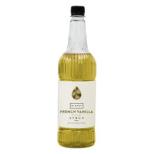 Simply French Vanilla Syrup, Vegan & Nut Free Flavoured Syrup for Coffee, Cocktails & Baking (1 Litre)
