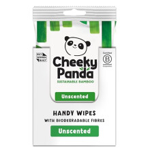 The Cheeky Panda Bamboo Hand Wipes | 12 Packs of 12 Travel Wipes | 100% Plastic Free and Biodegradable Wet Wipes (Packaging May Vary)