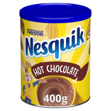 Nesquik Hot Chocolate Drink Mix Powder, 400 g Tin (Pack of 1)