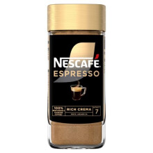NESCAFÉ Espresso Instant Coffee, Rich Crema, 100 Percent Arabica Premium Instant