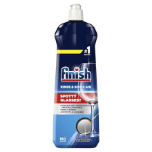 Finish, Dishwasher Rinse Aid, Fresh Rinse & Shine Cleaner, 800ml, Ultimate Clean & Diamond Shine, Glass Protection, Spot Prevention, Better Drying vs