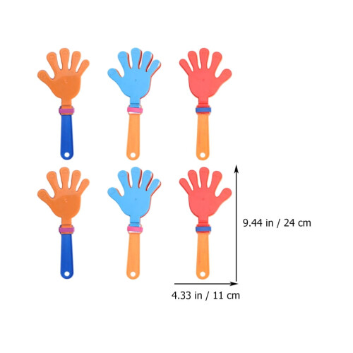 15pcs Plastic Hand Clappers for Parties 2