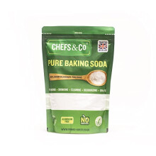 CHEFS & CO | Pure Baking Soda (1 KG) | 100% Sodium Bicarbonate of Soda Food Grade | Baking Soda for Cooking & Drinking & Cleaning | Aluminium Free |