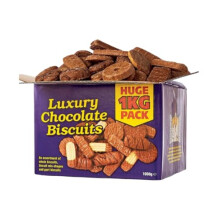 BROKEN CHOCOLATE BISCUITS ASSORTMENT 1KG - Box Of Broken Biscuits Bulk, Biscuit Box Selection | Chocolate Assortment, Chocolate Biscuit Bars | Multip