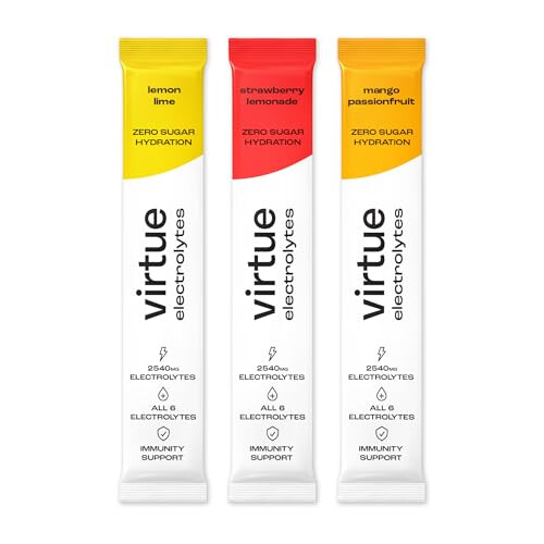 Virtue Zero Sugar Hydration Electrolytes - Variety Pack (12 Pack)