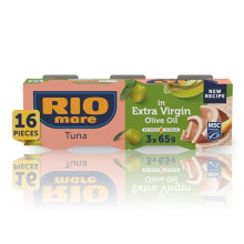 Rio Mare Tuna in Extra Virgin Olive Oil, 48 x 65g, Prime Quality Tinned Fish, Italy's Favourite Tuna, Sustainably sourced