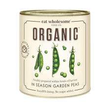 Eat Wholesome Organic in Season Garden Peas 340g (Pack of 12)