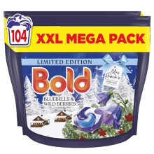 Bold PODS Washing Liquid Capsules 2x52 Washes, Bluebells and Wild Berries, Part Of Mrs Hinch’s Alpine Escape Limited Edition