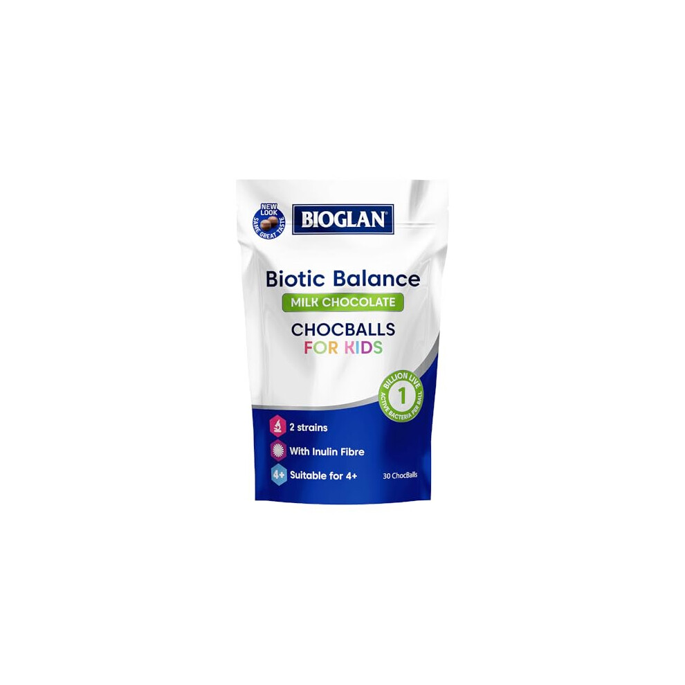 Bioglan Milk Biotic Balance Chocballs For Kids - Pack Of 30