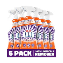 Cillit Bang 750ml Limescale Remover, 6 Pack, Fast Stain & Virus Eliminator, Disinfectant, Soap Scum & Rust Cleaner, Fresh Scent, Water & Dirt Repelle
