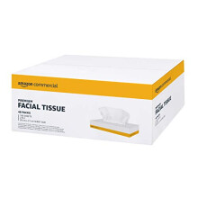 AmazonCommercial Facial Tissues 2ply Premium 4000 Sheets 40 packs of 100 Sheet Size 20 cm x 21 cm