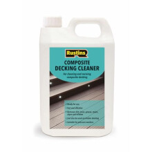 Rustins Composite Decking Cleaner - Effective Mold and Mildew Remover | Deep Cleaning Solution for Decks, Patios, and Outdoor Spaces 4 litre