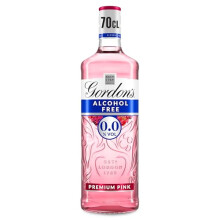 Gordon's Premium Pink Alcohol Free Spirit | 0% vol | 70cl | Juniper Taste | Flavours of Raspberry | Strawberry & Redcurrant | Light & Refreshing | En