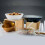 Clear Oval Plastic Serving Bowls 80oz 12 Pack 5