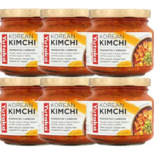 Yutaka Traditional Korean Kimchi 200g (Pack of 6) | Authentic Fermented Napa Cabbage | Spicy, Tangy & Umami-Rich | Ready to Eat Side Dish, Stir-Fries