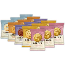 Border Biscuits Variety Bundle Hamper Set of 15 x 2 pack Biscuits (3 Packs of 5 Different Varieties, Individually Wrapped) (15 Packs Total)