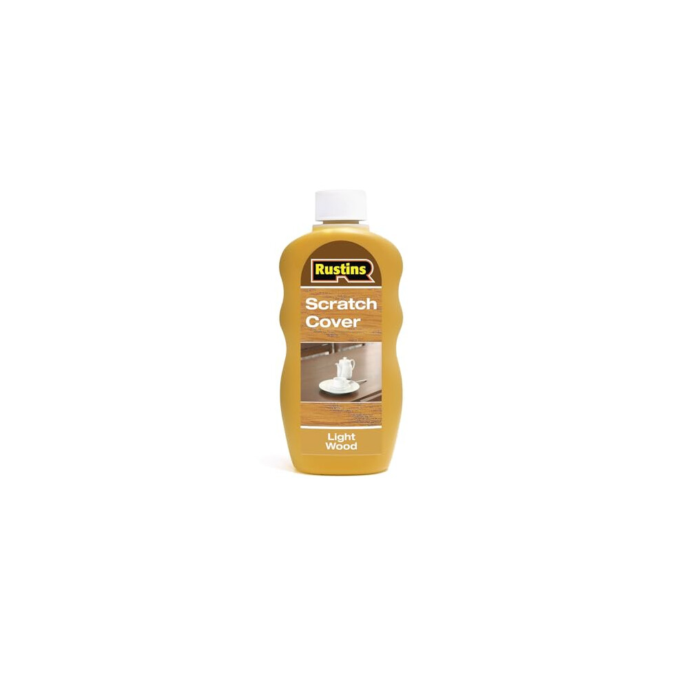 Rustins Scratch Cover – Conceal Surface Scratches On Toned Wood Furniture Easytouse Liquid Polish For Restoring And Protecting Wooden Sur Light