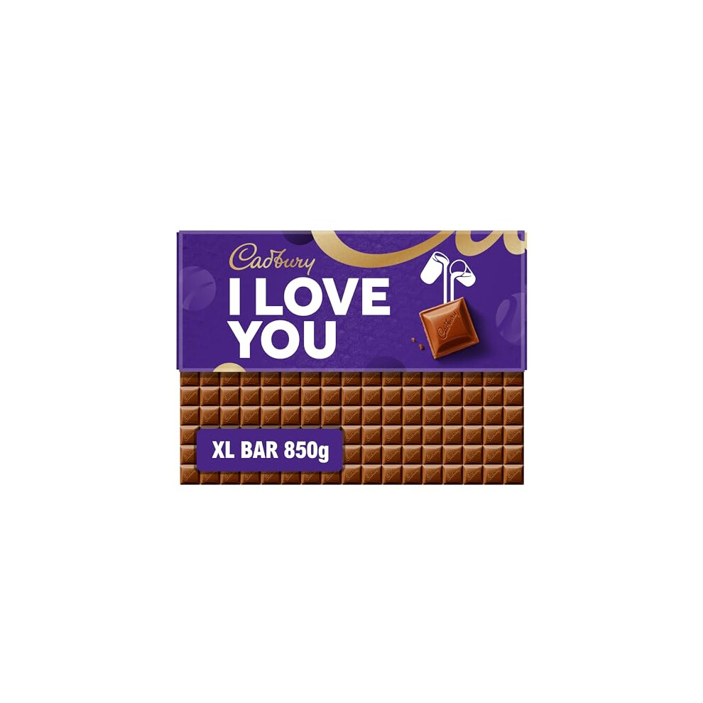 Cadbury Dairy Milk I Love You Gift Chocolate Bar Extra-Large 850G