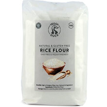 Veggy Duck - White Rice Flour (1Kg) - Gluten Free | GMO Free | Vegan