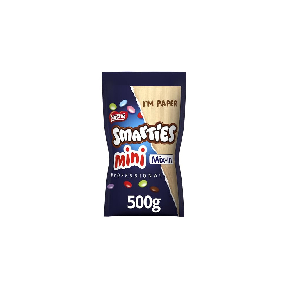 Nestle Smarties Chocolate Mini Mix-In - Chocolate Pieces For Baking - 500G Pack
